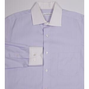 United Arrows Japan Green Label Relaxing Light Purple Slim Dress Shirt (41) 16